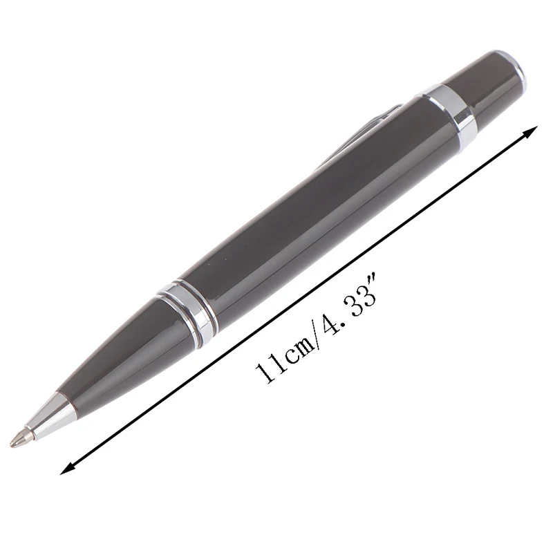 

1Pc Metal Black Ink Ballpoint Pen Signature Business Supplies Student Stationery Writing Office School Supplies