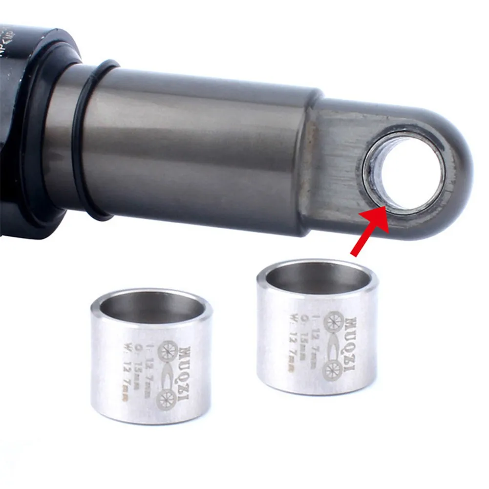

Bike Bicycle Rear Shock Absorber DU Bushing (1/2\") For-Fox Suspension 12.7x15x12.7mm Stainless Steel Silver Accessory Part