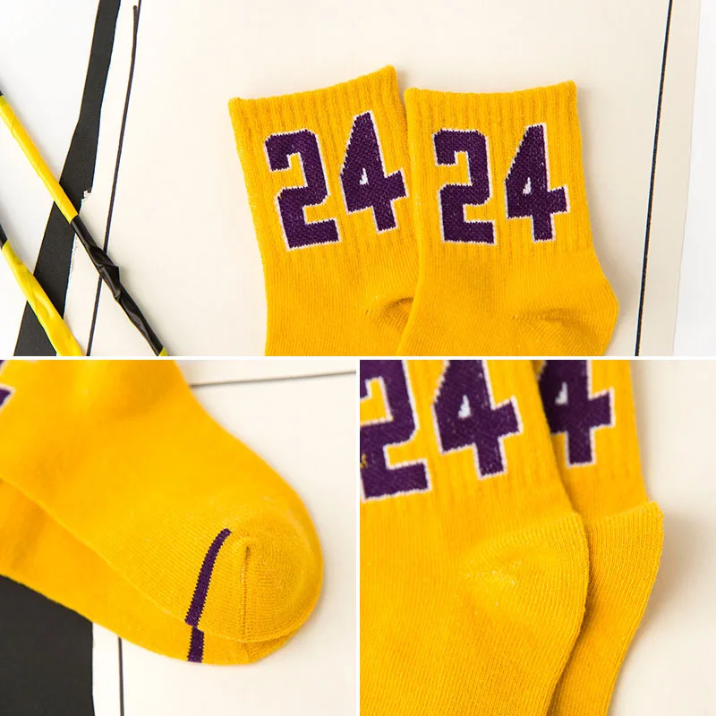 

Children's Autumn and Winter Multicolor Boys and Girls Digital Cotton Socks, Breathable and Durable Socks 5 Pieces1 Lot WZ30