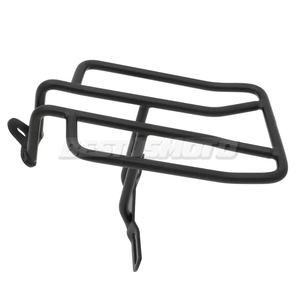 Аксессуары для мотоциклов Металлическая стальная багажная полка Harley Dyna Low Rider Super