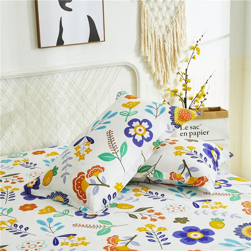 

DIMI 1/2 Pcs Pillow Covers Top Quality Pillow Case Cotton Printed Pillowcase Comfortable Pillow Cover Case For Bed