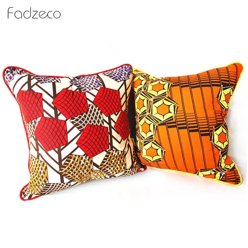 Fadzeco Африканское платье принт Трайбл африканская Наволочка на молнии хлопок