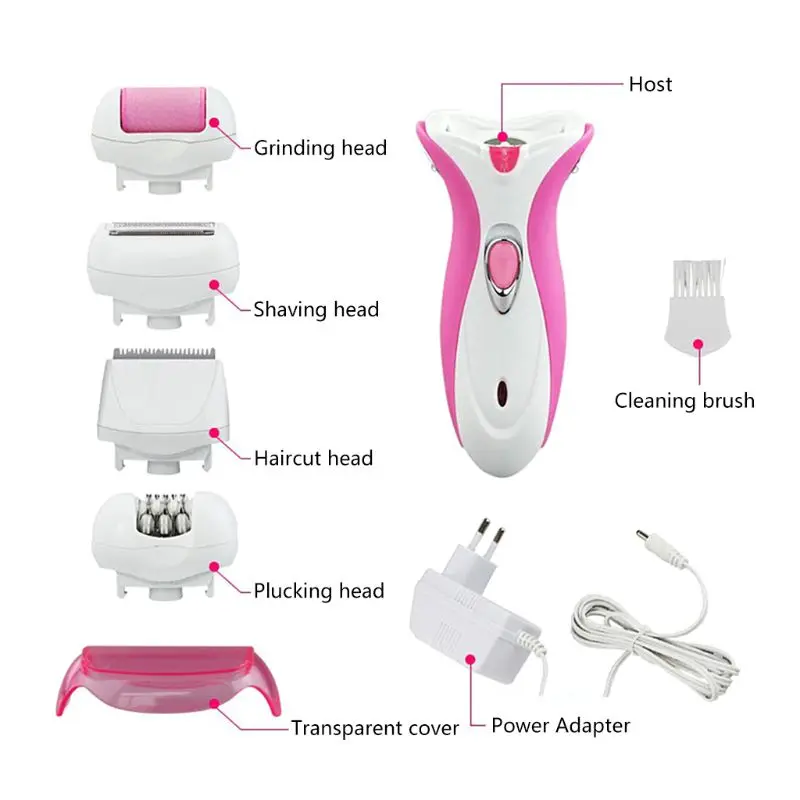 

4 in 1 Rechargeable Hair Remover Hair Epilator Shaver Razor Trimmer Machine