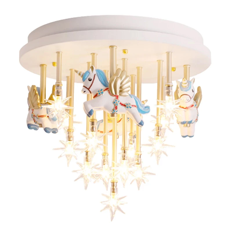 Потолочный светильник BOTIMI для детской комнаты лампа на потолок с мультяшным