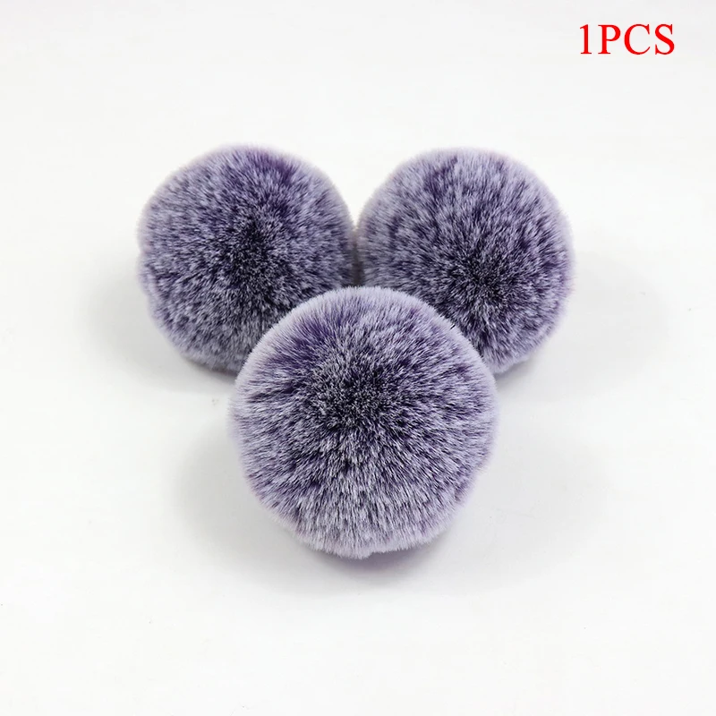 

Colorful 7/8cm Big Natural Raccoon Fur Pompon Foxes Fur Pompom For Women Hat Fur Pom Poms for Hats Caps For Knitted Hat Cap