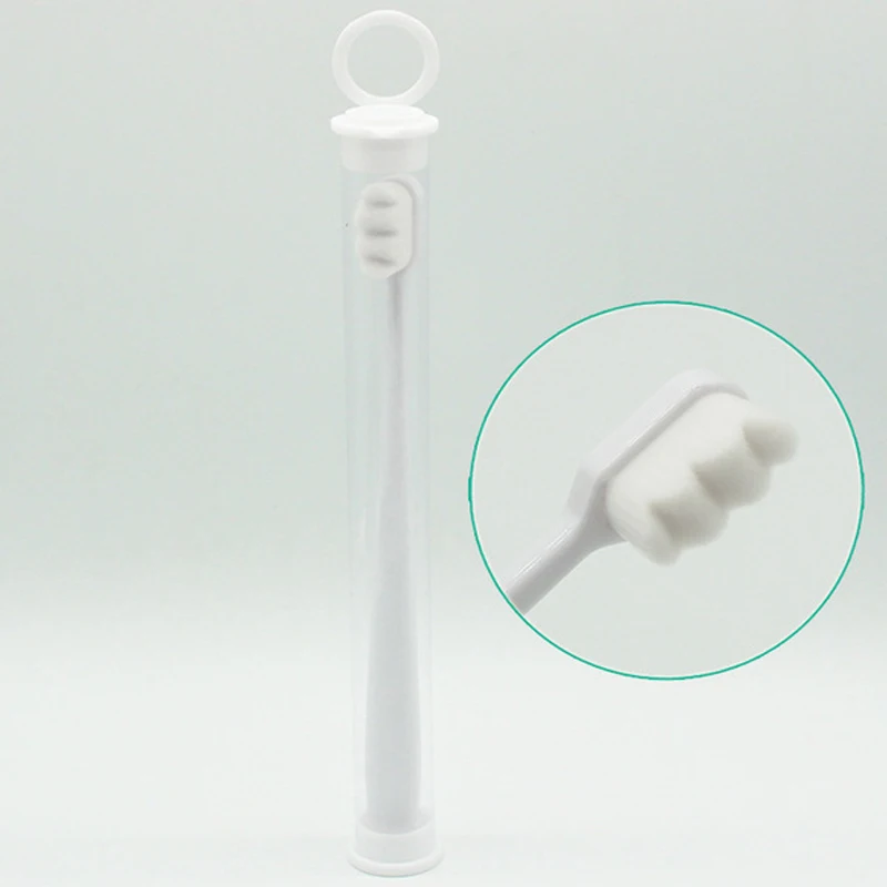 Супертонкая очень мягкая зубная щетка портативная для путешествий Hair защиты