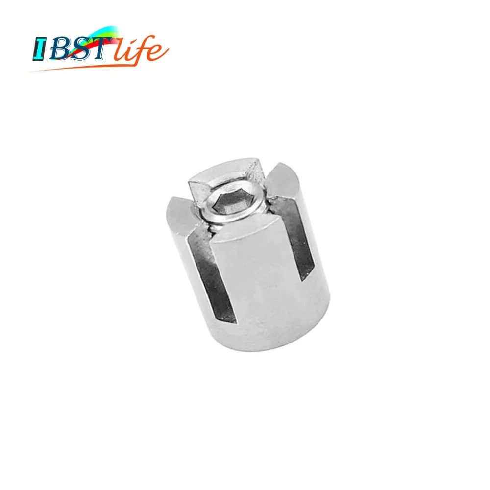 

BEST MATEL 90 Degree angles 3mm Marine Grade Stainless Steel 316 Wire Rope Trellis Systems Green Wall Cross Clip Rope Clamp