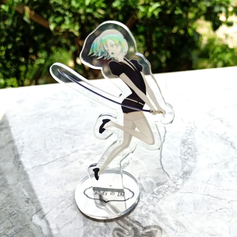 

Anime Land Of The Lustrous Key Chain Acrylic Figure Model Keychains Fashion Desk Decorated Stand Sign Keyring Gift For Woman Man