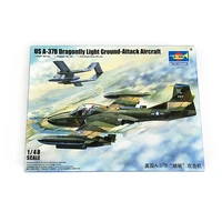 trumpeter 02889 148 us a 37b dragonfly light attack jet aircraft airplane model th05360 smt6