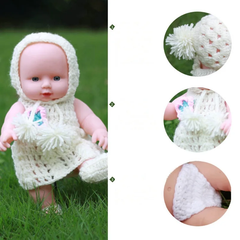 

JULY'S SONG 30CM Kids Baby Dolls Toys For Girls Sleeping Accompany Doll Beautiful Lower Price Newborn Birthday Christmas Present