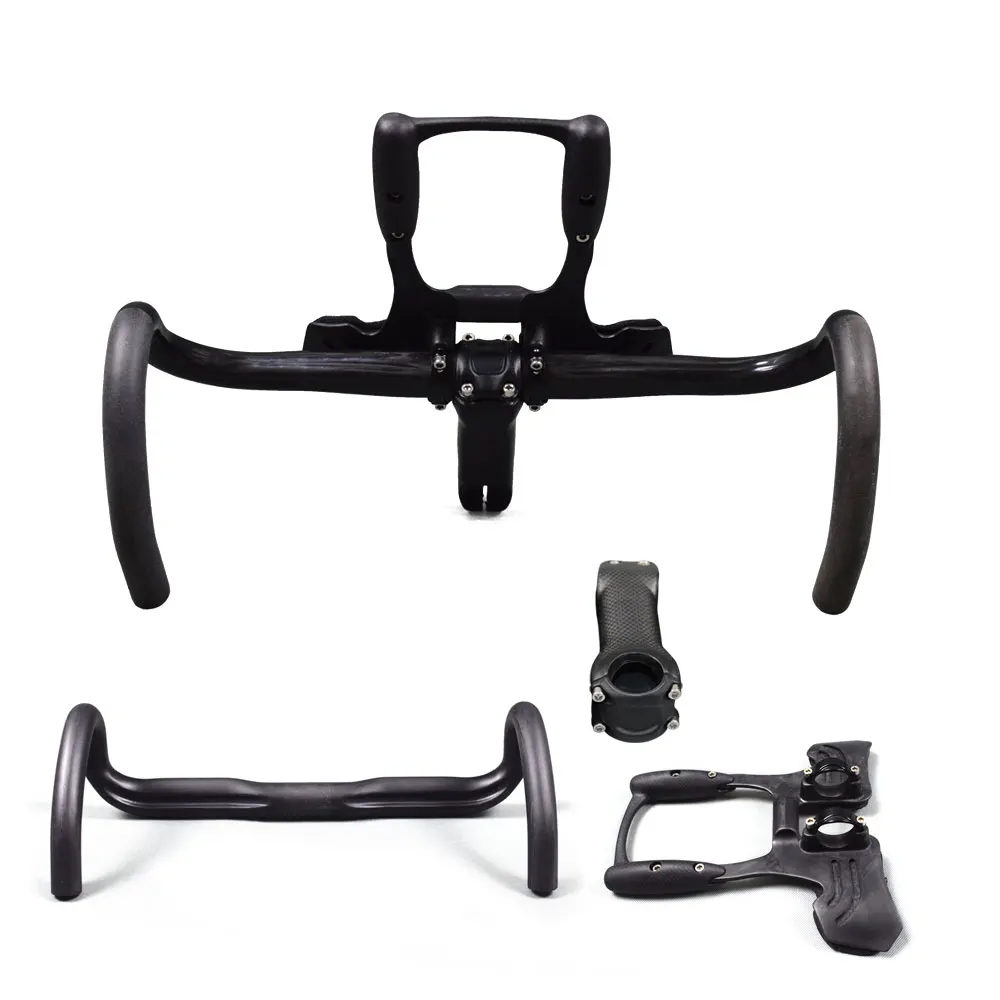 УГЛЕРОДНЫЙ велосипедный руль Углеродные Грипсы для велосипеда шоссейного