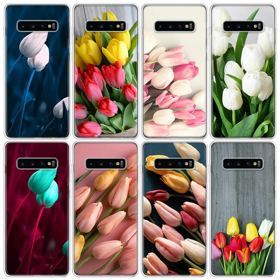 Чехол тюльпан FlowerPhone для Samsung Note 20 Ultra 10 9 8 Galaxy M11 M12 M21 M30S M31 M32 M51 M52 M60S M80S F12 A81 A91, чехол Patt