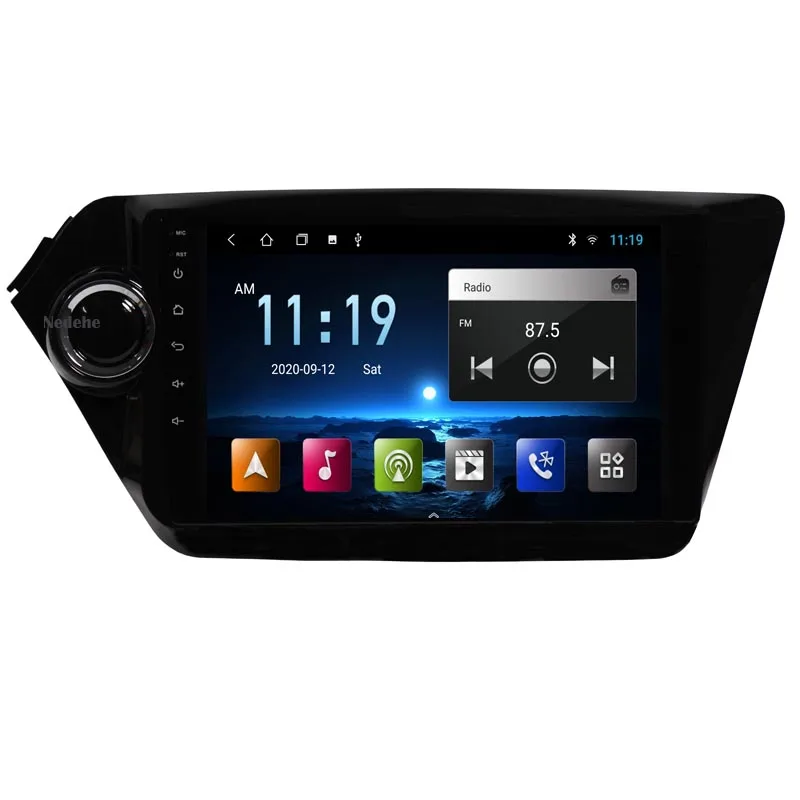 Nedehe 9 дюймов 4G + 64G Android 0 автомобильный DVD-плеер для Kia K2 RIO 2010- 2016 радиоприемник