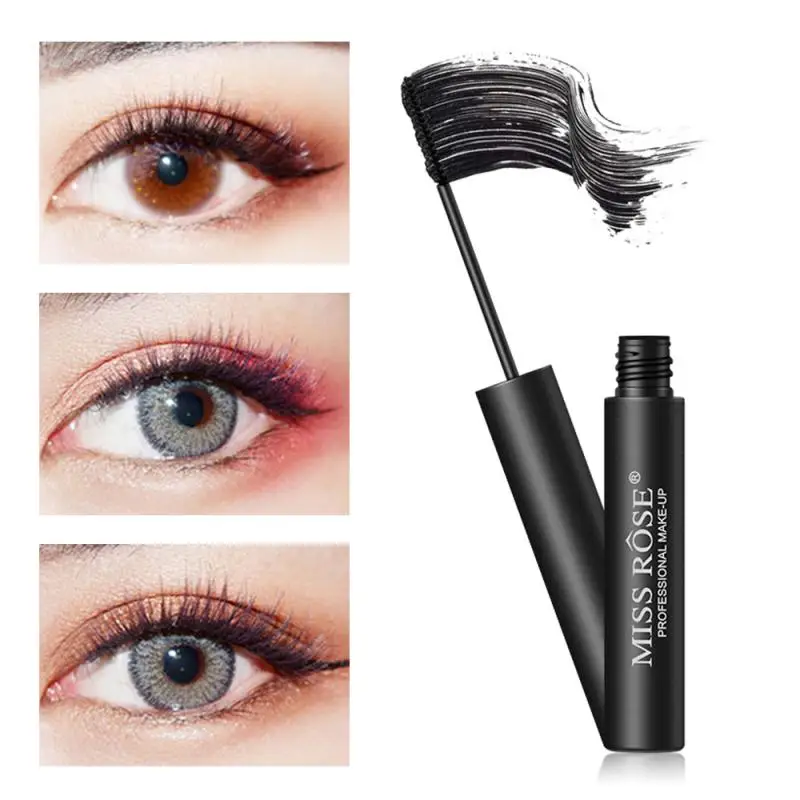 

Black Fiber Mascara Long Lasting Waterproof Lengthening Curl Thick Mascara Professional Eye Lashes Cosmetic TSLM1