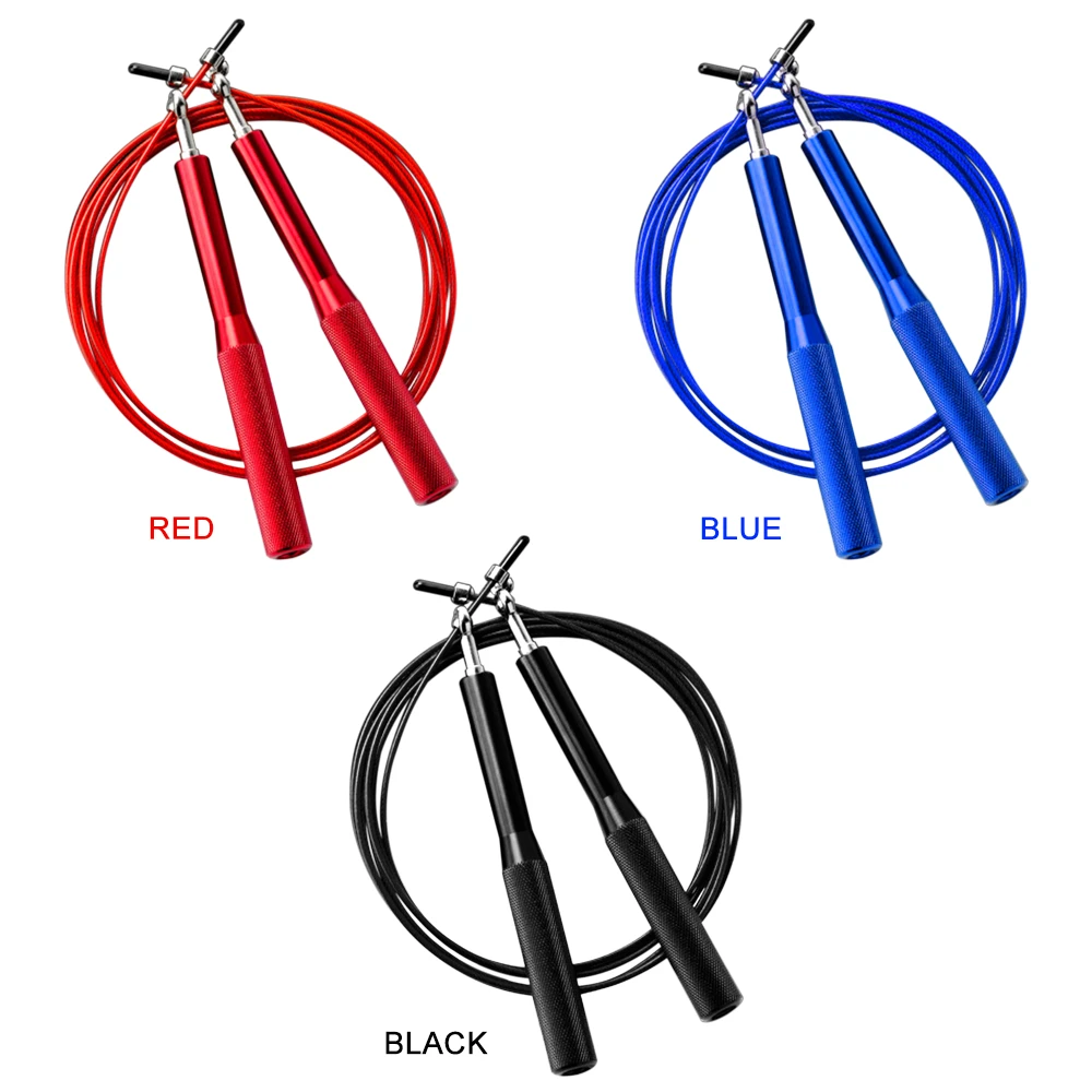 

Jump Rope Ultra-speed Skipping Rope Steel Wire Jumping Ropes For Boxing Workout Gym Fitness Training 3 Meters Adjustable Speed