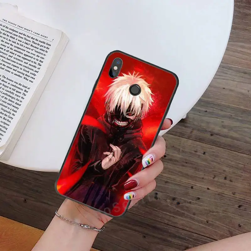 

Tokyo Ghoul Trendy Anime Comics Horror Phone Case For Xiaomi Redmi note 4 4X 8T 9 9s 10 K20 K30 cc9 9t pro lite max