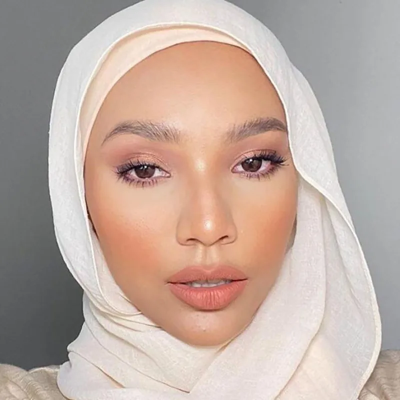 

Muslim Women Scarf Fashion Plain Cotton Linen Shawls Wrap Scarves Luxury Brand Solid Long tassel hijab Female Foulard Bandana