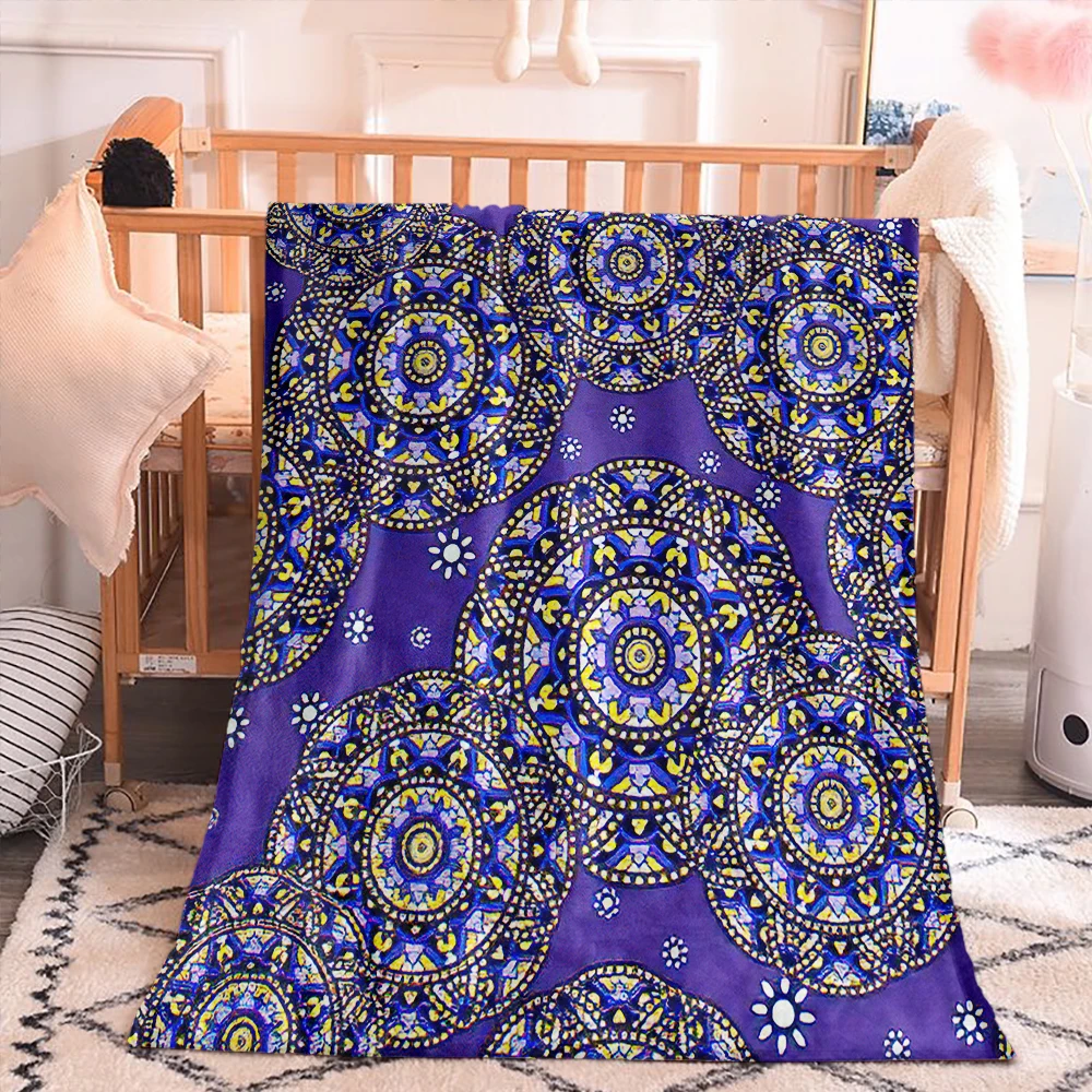 Miglior Decorazioni Per La Casa Arredamento In Stile Europa Orientale Stampa 3D Coperta Mandala Personalizzata Singolo Appartamento Della Boemia Soggiorno Divano Coperta