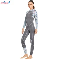 3mm scuba women long sleeve neoprene keep warm waterproof diving suit underwater snorkeling spearfishing triathlon swim wetsuits