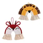 Ручная работа, Радужный гобелен, украшение, настенная кисточка, подвеска, художественное украшение 3XUC