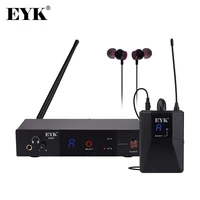 eyk iem81 uhf wireless in ear monitor system single channel 16 frequencies selecable perfect for singer stage performance dj