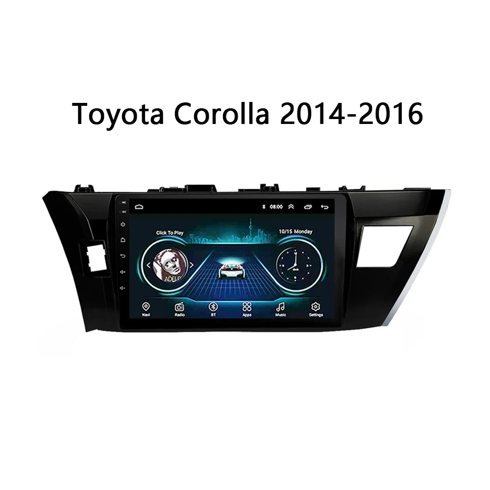 Автомобильная GPS навигация для Toyota Levin corolla 2014 2015 2016 мультимедийная система DVD