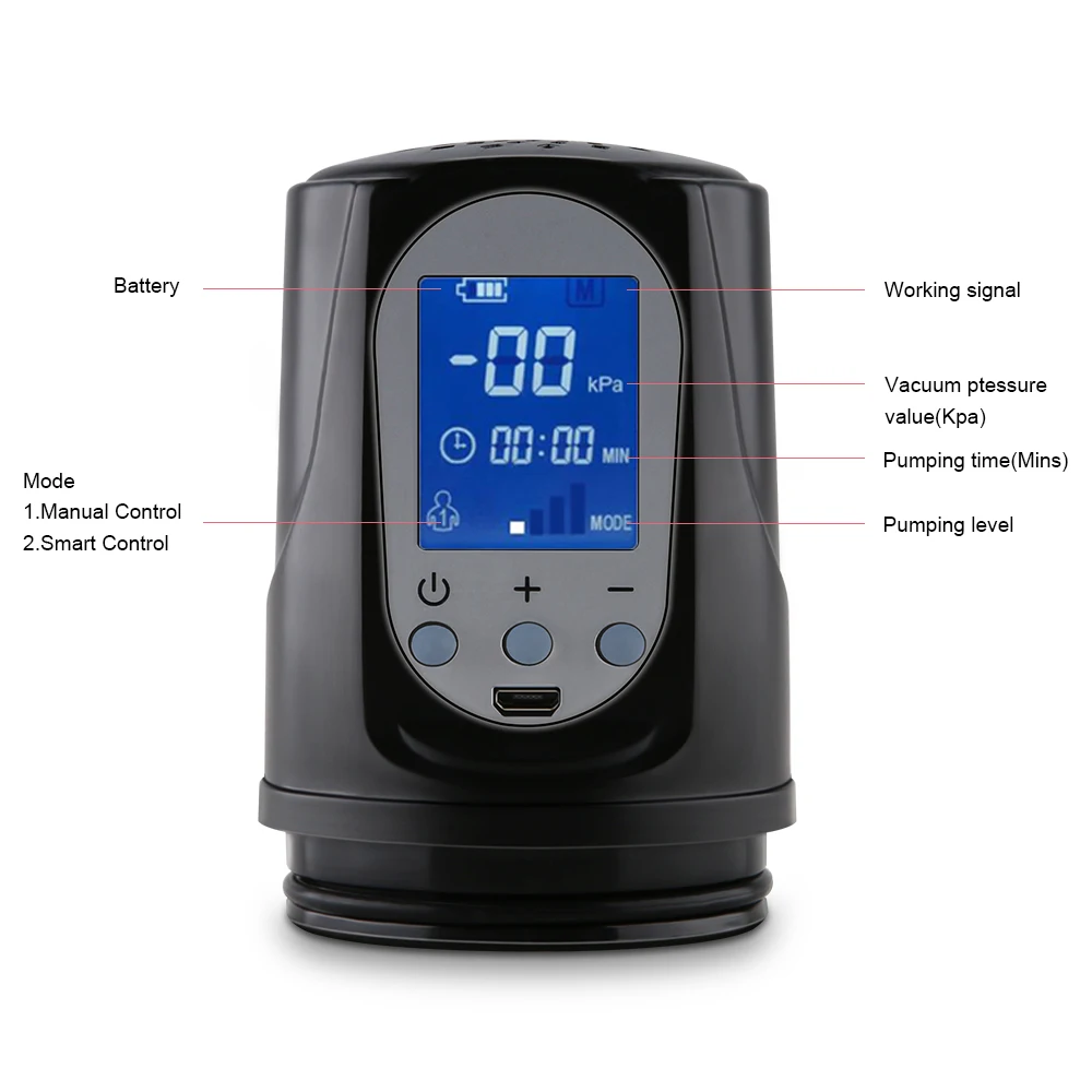 Penis Pump Vacuum Extender Enlargement Erection Exerciser Trainer Dick Prolong Enhancer Erotic Sex Toys for Men | Красота и здоровье