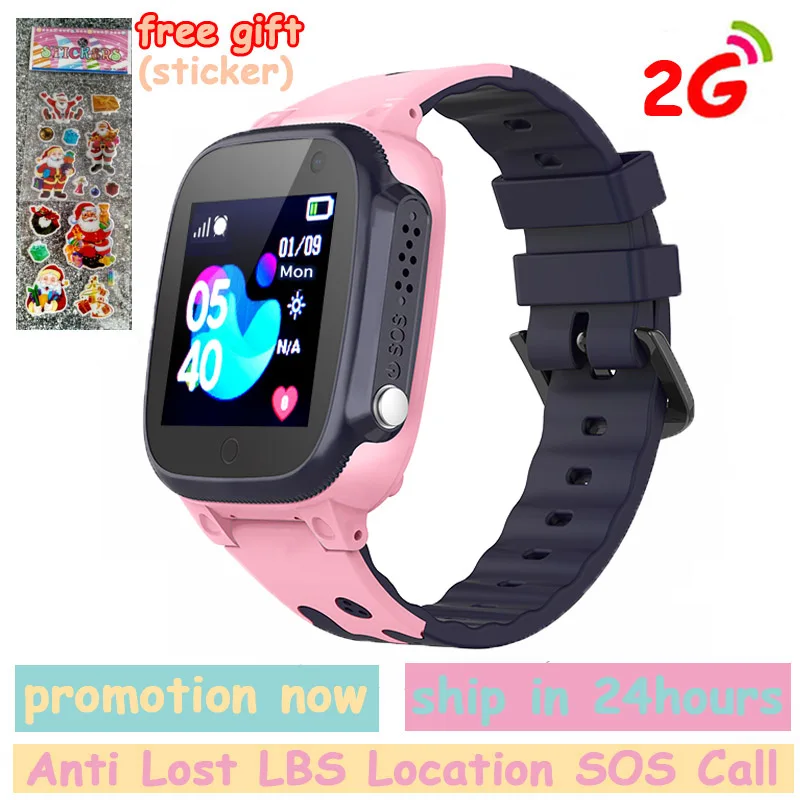pink Q15 Детские Смарт-часы для звонка, LBS Детские Водонепроницаемые Смарт-часы с защитой от потери, 2G часы с отслеживанием местоположения - Цвет: pink