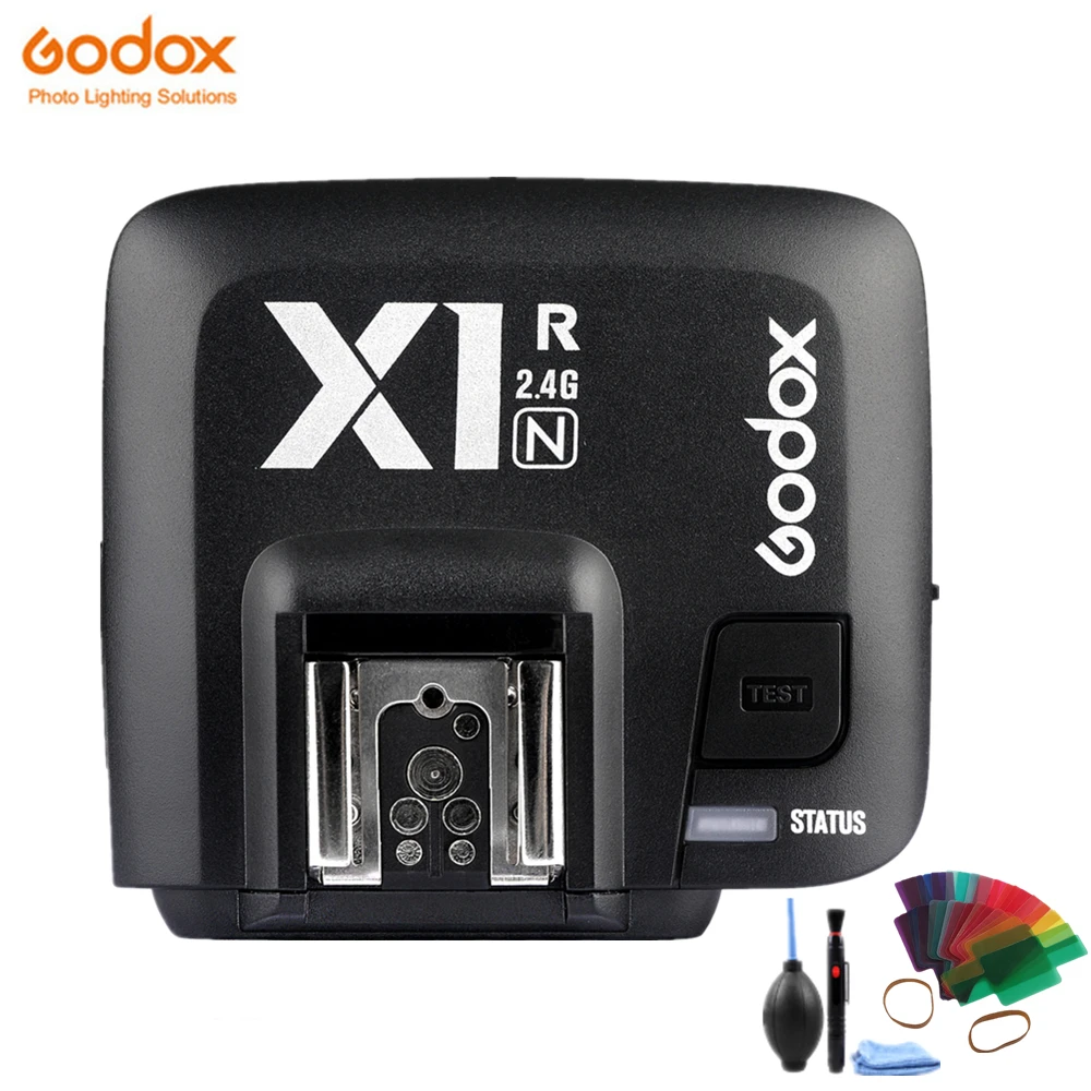 Беспроводной ресивер Godox X1R N TTL 2 4G триггер вспышки 32 канала для камеры Nikon DSLR X1N X2T V1