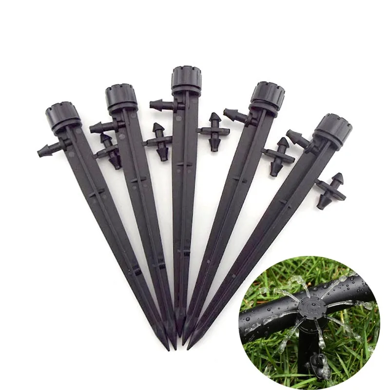 

360 Degree Gardening Irrigation Agriculture Home Scattering garden Irrigation Sprinkler Splice Sprayer for 4/7mm watering Hose