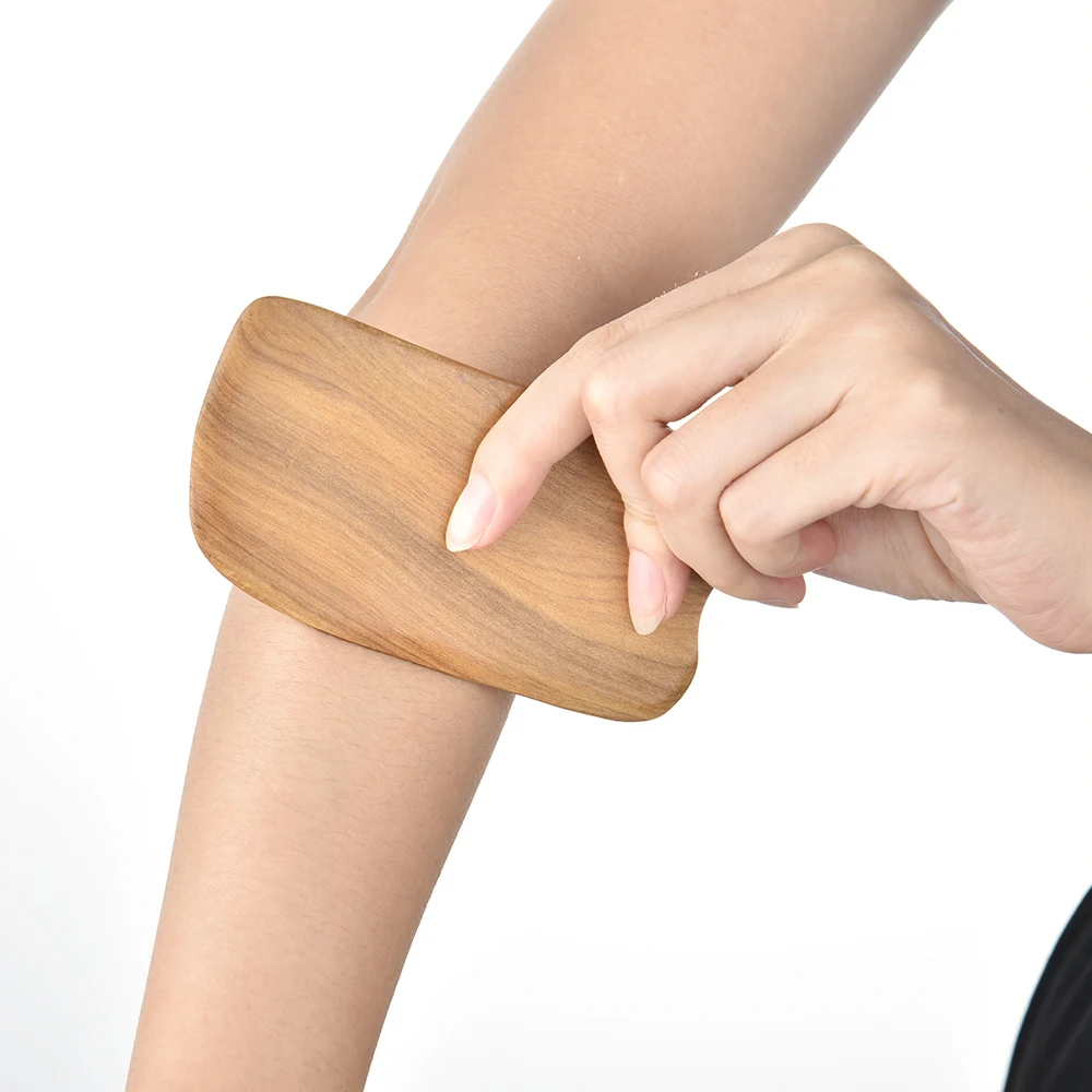 

Portable Body Wooden Massager Reflexology Acupuncture Therapy Scrap Guasha Tool Trigeminal Massage Tool for Body Foot Back Neck