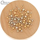 Сердечная конструкция 100 шт. серьги-гвоздикиювелирные изделия аксессуарыручной работышар Форма вам возможность самостоятельно украсить свой телефон изготовление сережекЮвелирная фурнитура Компоненты