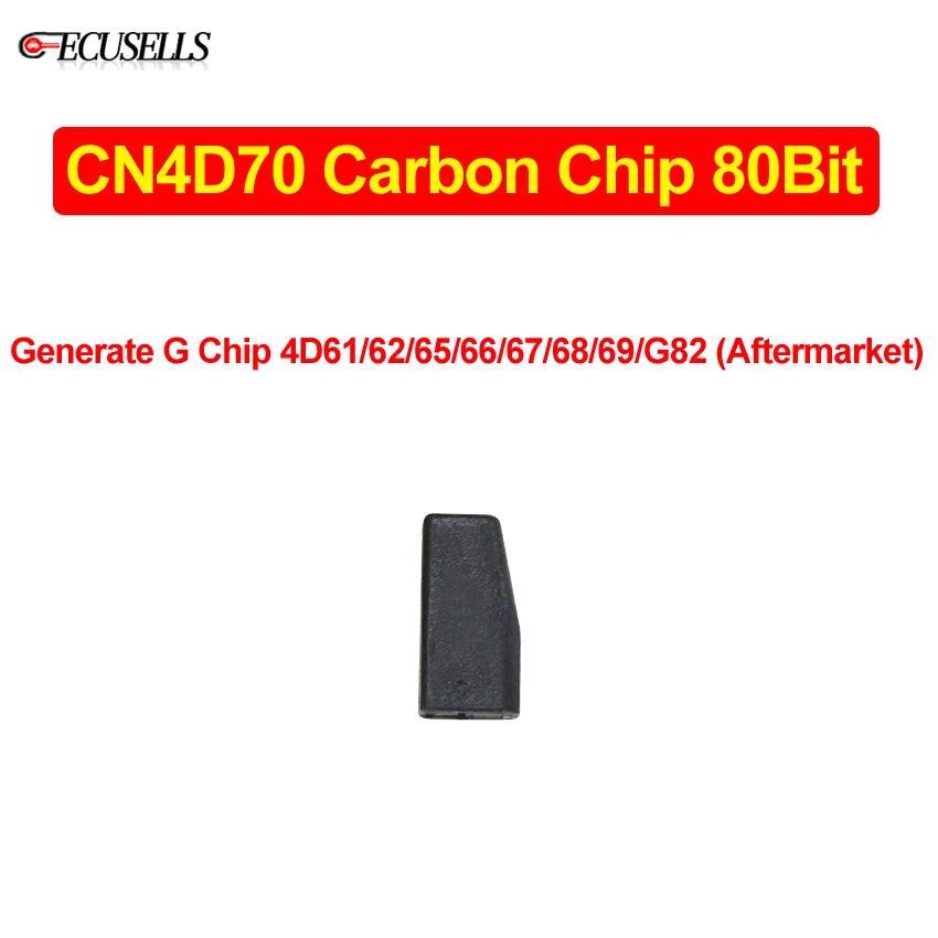 Автомобильный ключ чип CN4D70 карбоновый 80 бит PG1FF (TP0619) (317145) используется для