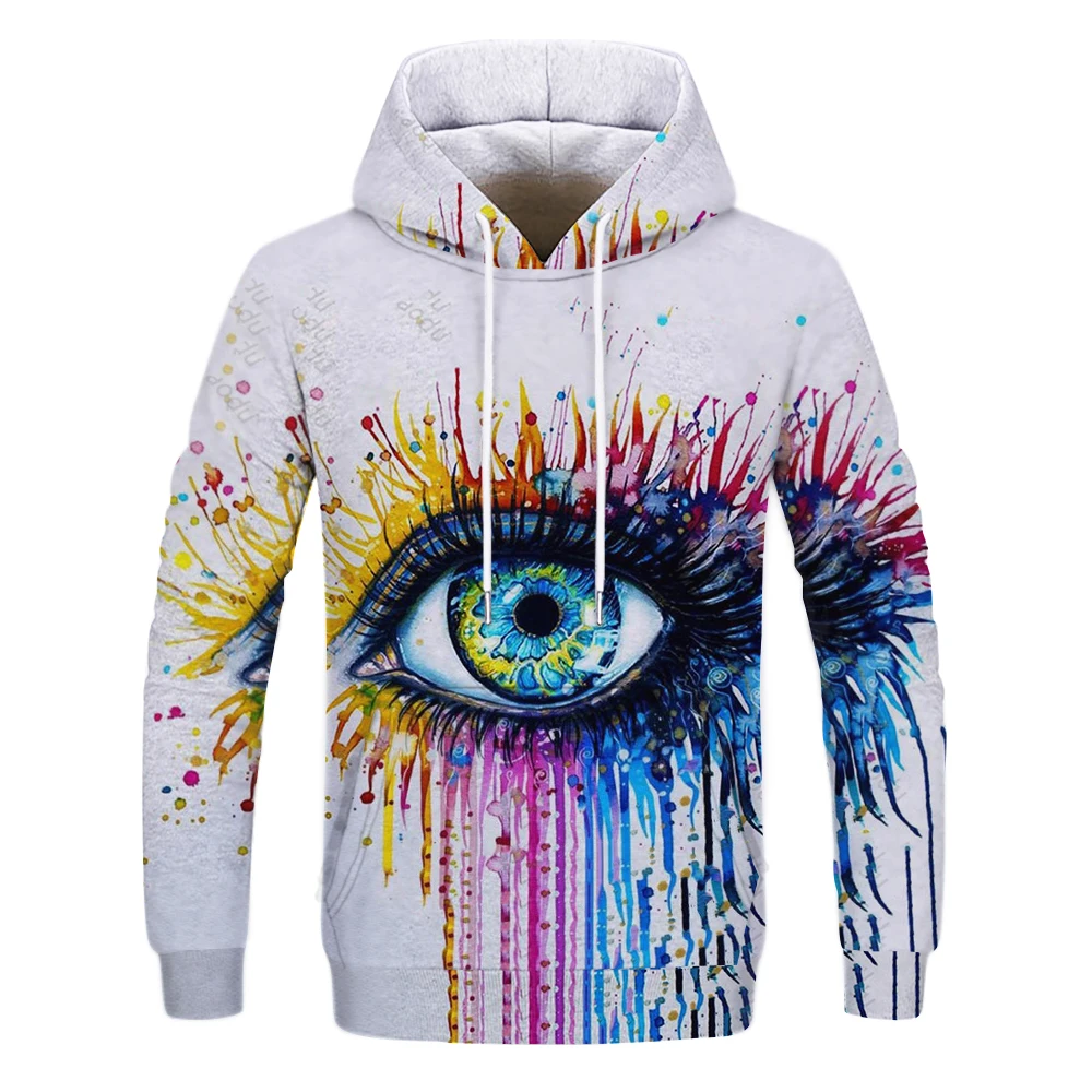 

New fashion casual graffiti hoodie 3D printing sweatshirt hooded pullover