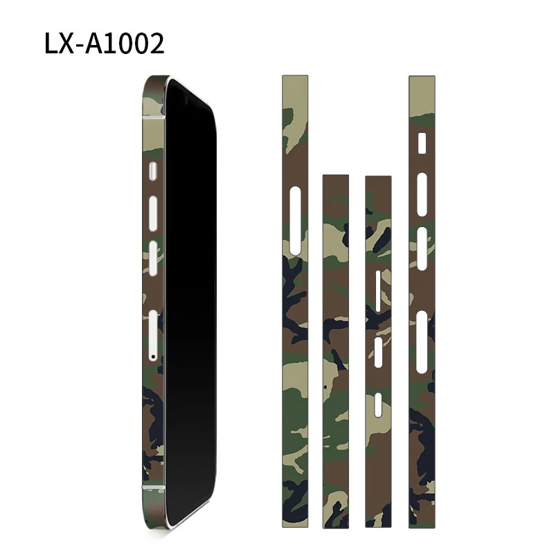 Colorful 3M Material Side Stickers For iPhone 13 Pro Max Hydrogel Frame Film Edge Protector For iPhone 12 Pro Mini