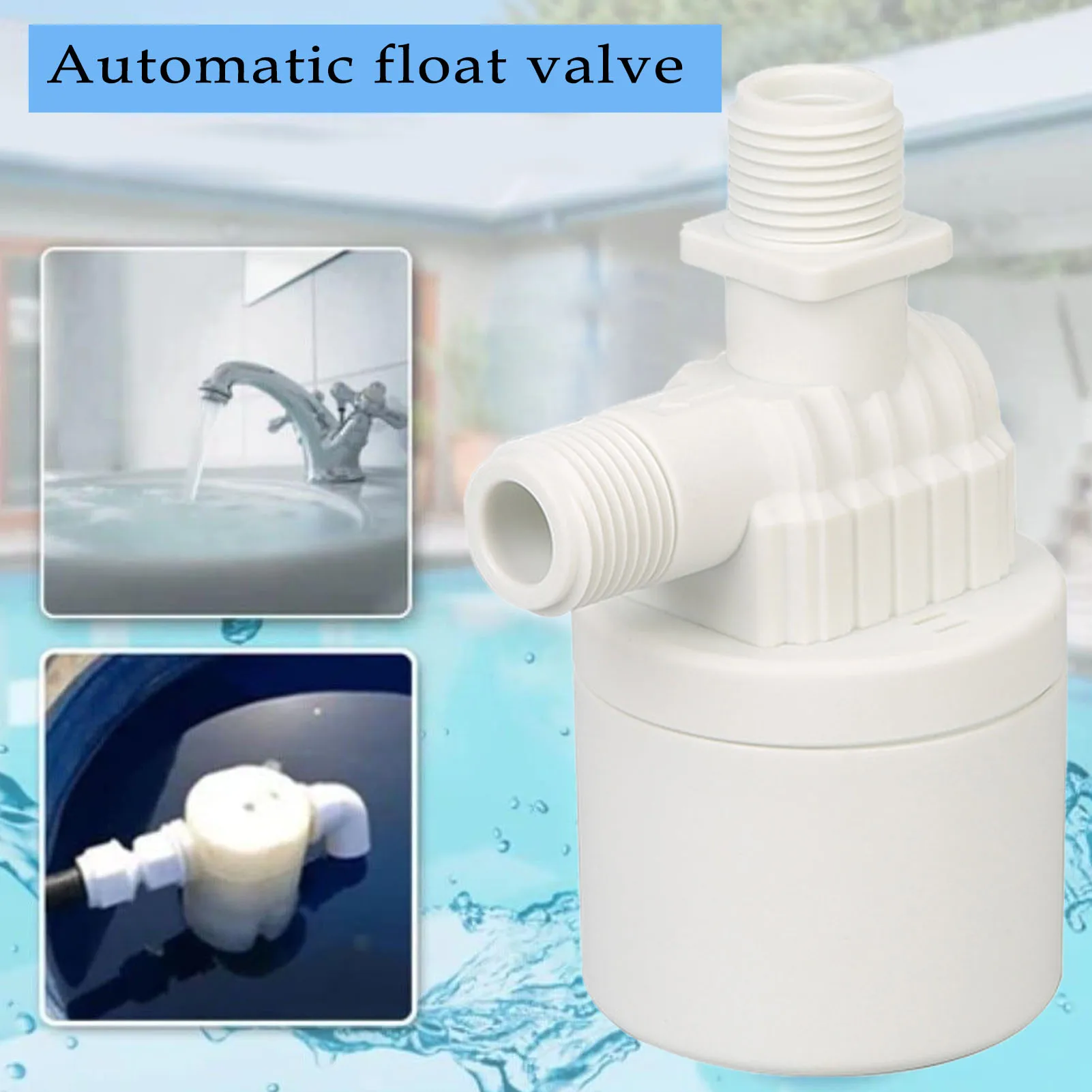 

Auto Leveler Water Valve Water Float Valve Water Level Controller For Water Tower Fish Tank Toilet Cisterns Animal Husbandry