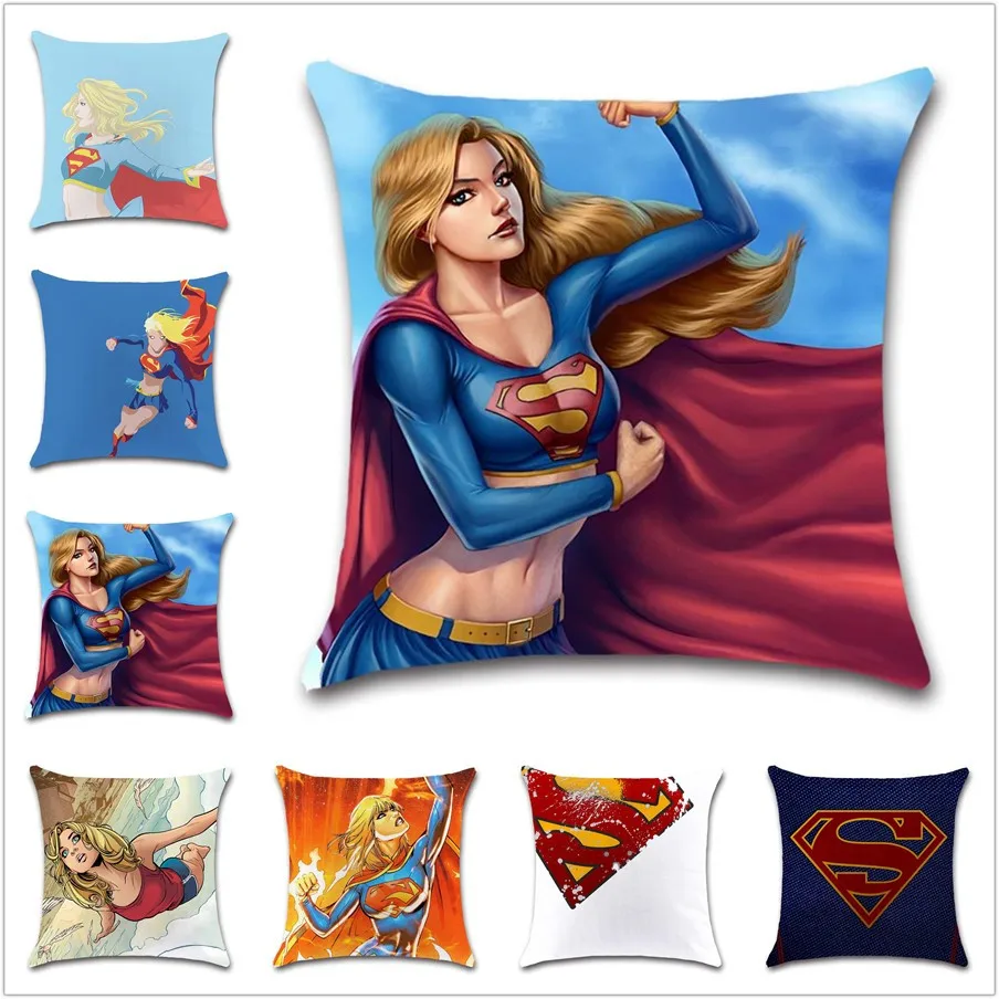 Чехол для подушки с принтом героев мультфильмов белый Декор дома дивана кресла