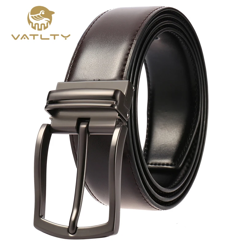 

Ремень мужской из натуральной воловьей кожи, с металлической пряжкой