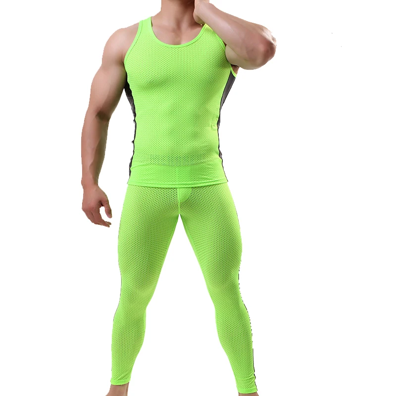 Спортивный костюм SSEXI Мужской без рукавов жилет и стрингеры для бега уличный 4