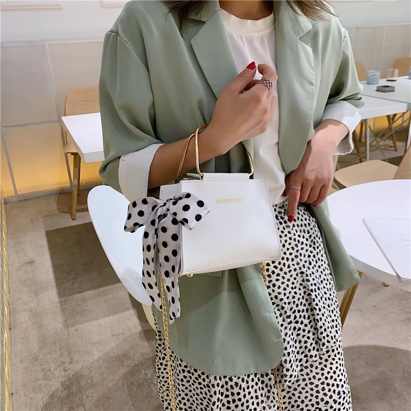 Новая Маленькая женская сумка 2019new волнистый шелковый шарф сеть знаменитостей