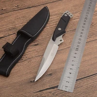 s003a pocket outdoor camping fixed blade knife 7cr13 blade g10 handle hunting tactical survival fruit knives edc kitchen tools