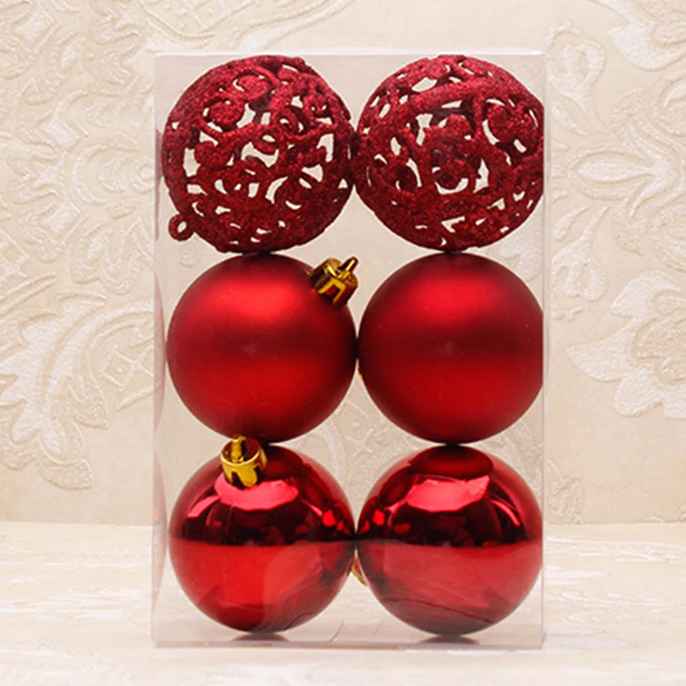 

24Pcs Christmas Hanging Balls Ornament Portable Hanging Pendant Decoration for Party Ball Prom