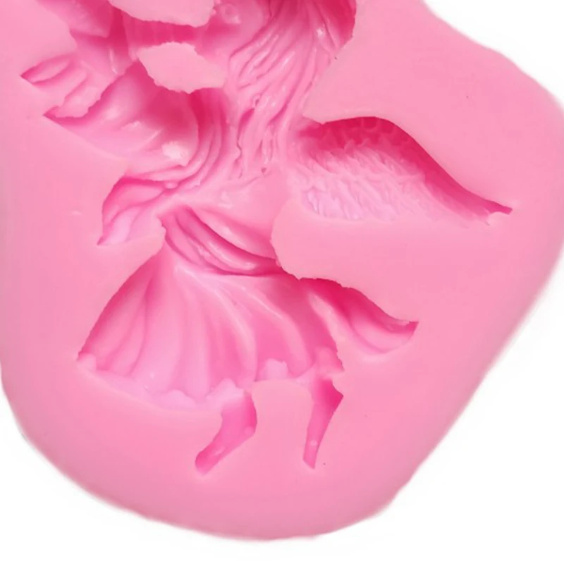 3D ангел Купидон силиконовая форма помадка украшения торта инструменты крылья