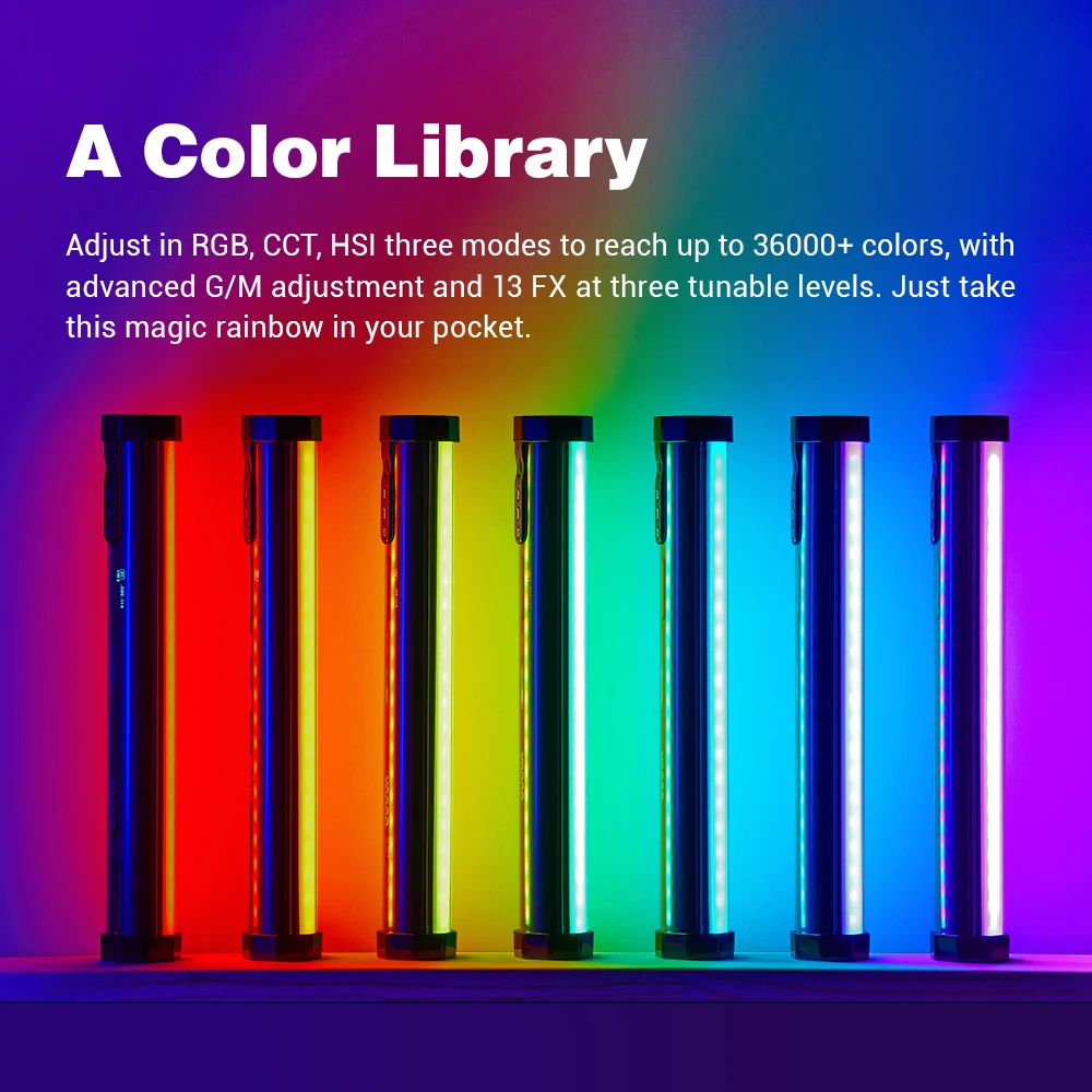 Godox TL30 зелёный трубки светильник RGB Цвет фотографии ручной палка с приложением