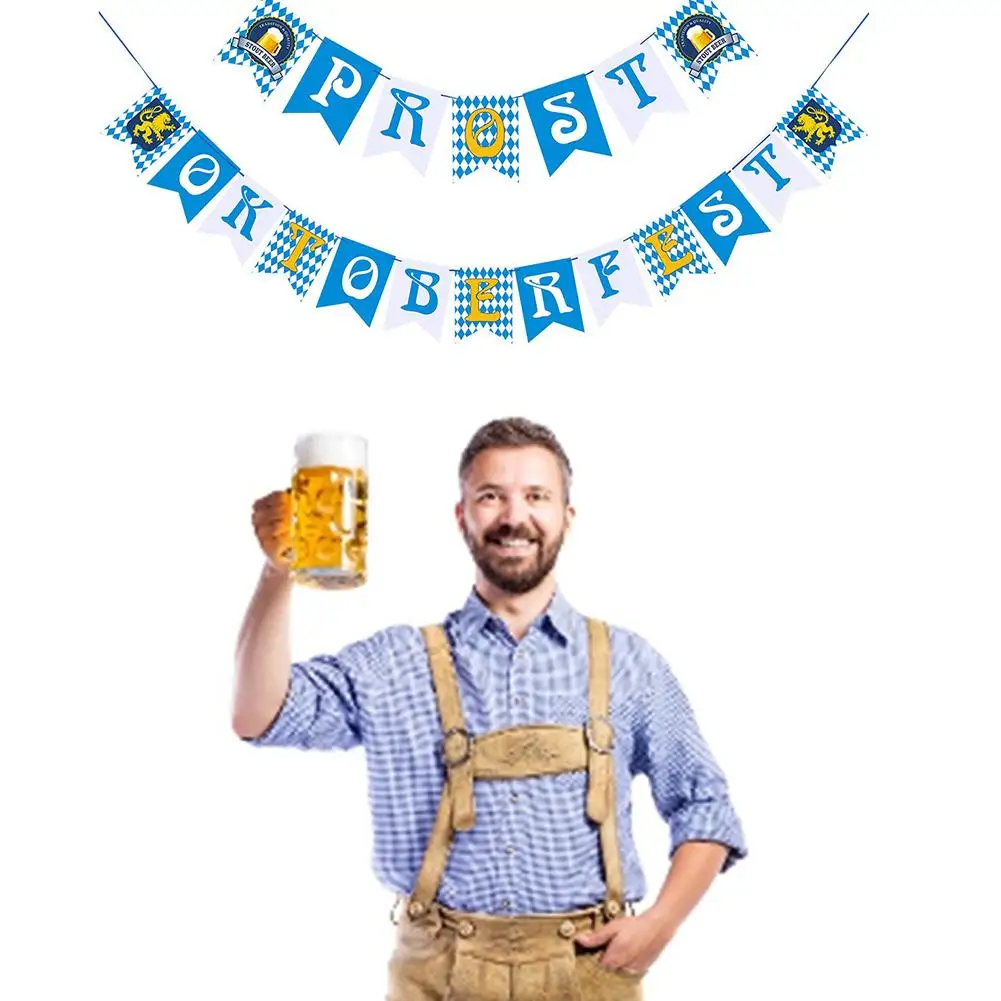Октоберфест украшения баннер флаг вечерние дверной Баннер Висячие Гирлянда для