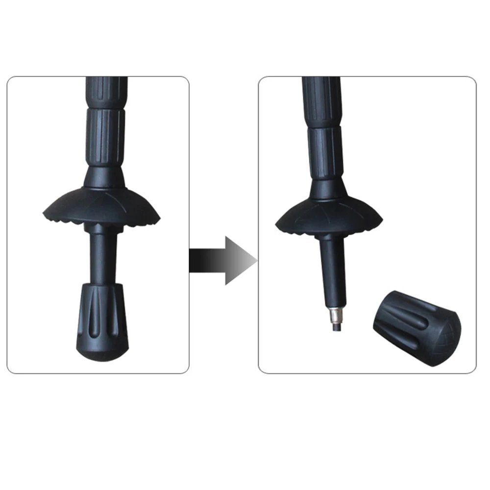 5 шт./10 шт. палочки для скандинавской ходьбы протекторы треккинга регулируемая