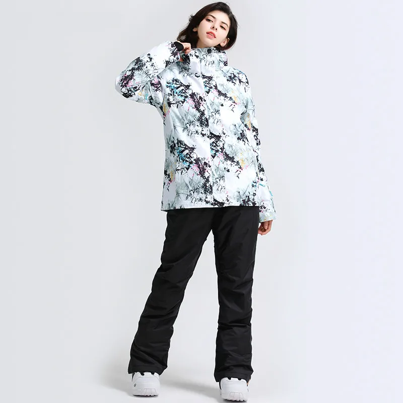 Зимний костюм для сноуборда GSOU водонепроницаемый ветрозащитный дышащий лыжный