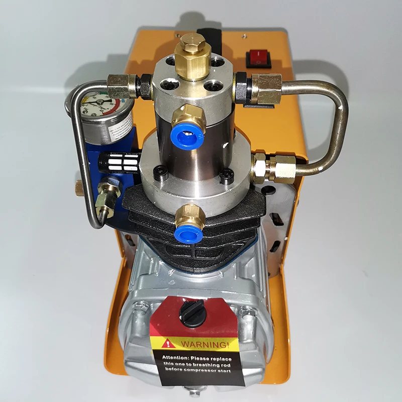 4500psi 300 бар воздушный насос высокого давления 30 мпа одноцилиндровый электрический воздушный компрессор