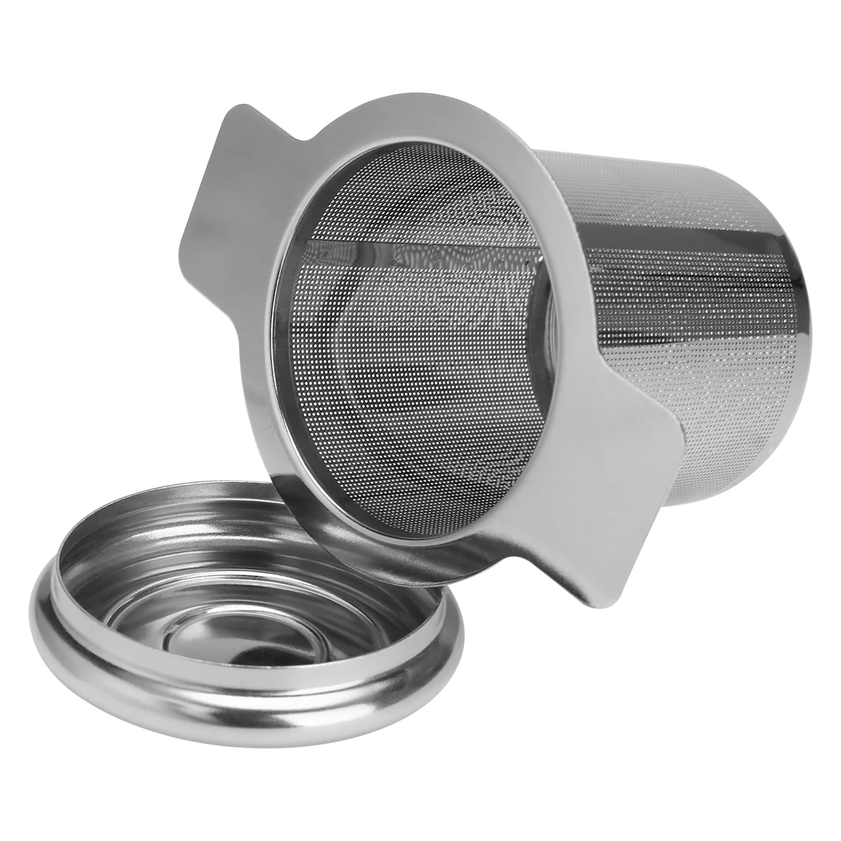 Ситечко из нержавеющей стали для заварки чайных чашек с крышкой чайная