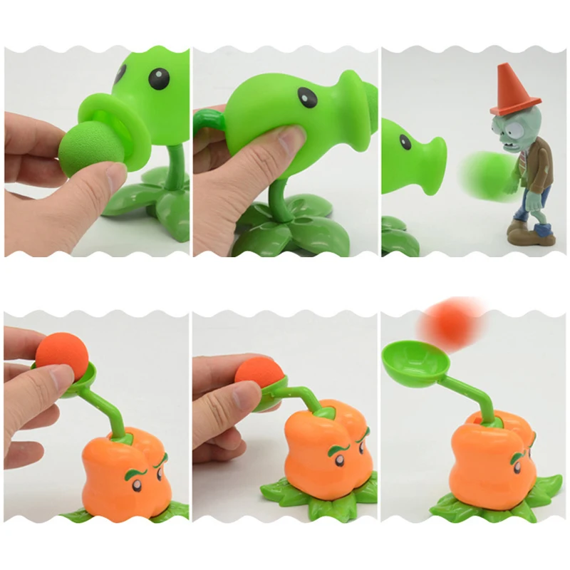 1 шт. аниме растение против зомби горохострел ПВХ экшн-фигурка Модель Подарки